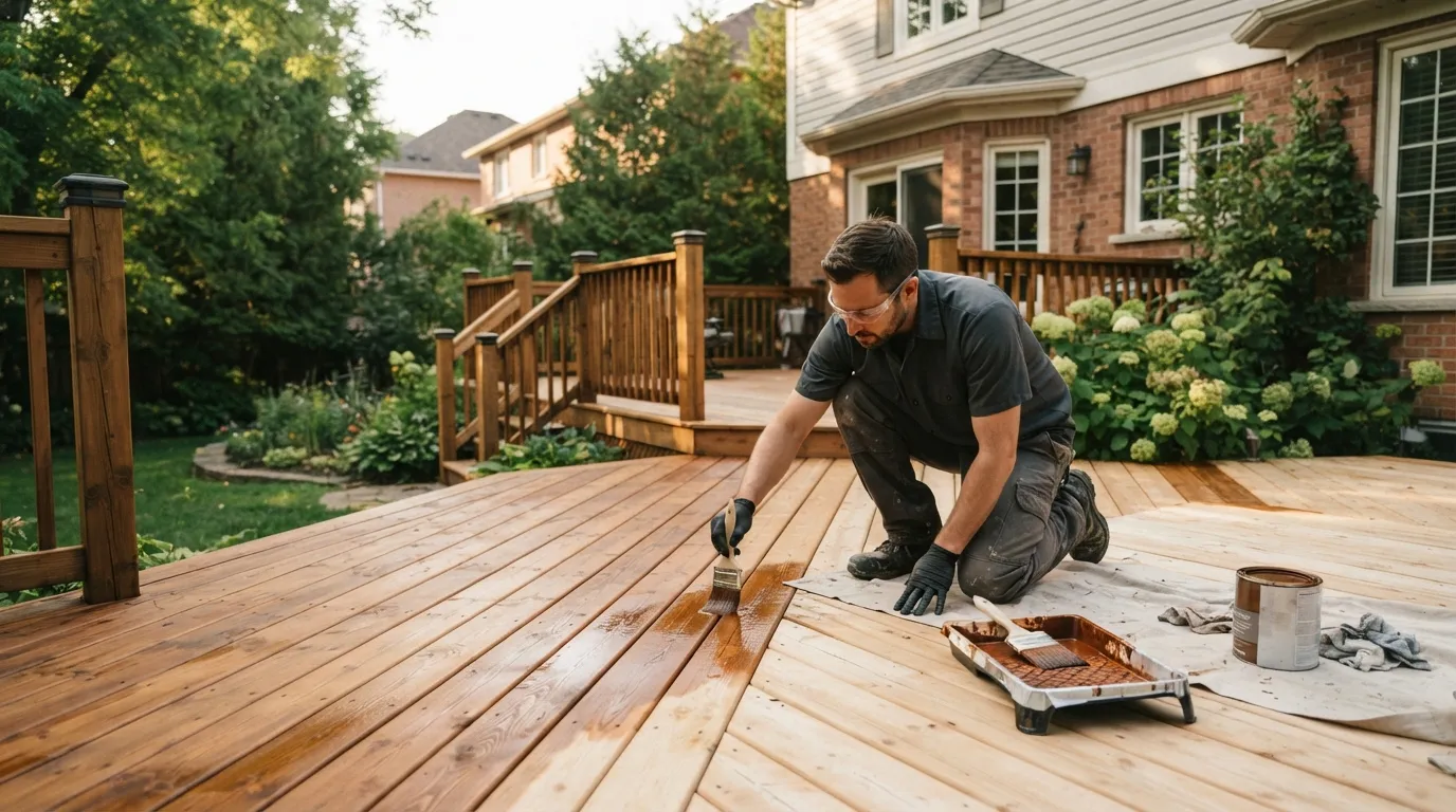 Deck Staining in Ontario: Products, Timing and Technique